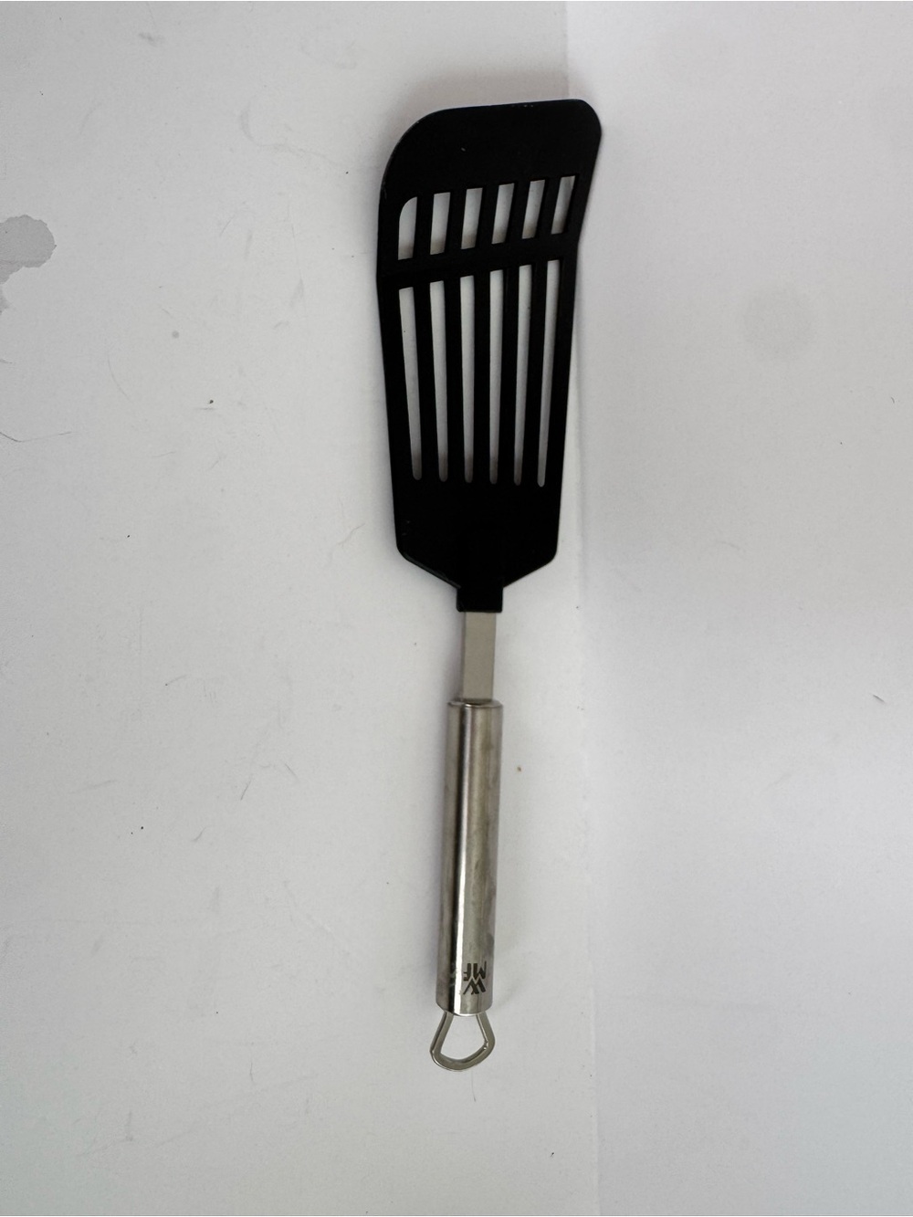 WMF Profi Plus Fish Slice Turner Spatula Stainless Steel Handle Black Slotted